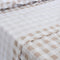 Happy Friday Sheet set 2 pieces Vichy beige 160x270 cm (Single) Beige