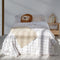 Happy Friday Duvet cover set 2 pieces Vichy beige 135/140x200 cm (Single) Beige