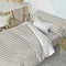 Happy Friday Vichy Duvet cover set 2 piece Beige