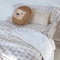 Happy Friday Duvet cover set 2 pieces Vichy beige 180x220 cm (Single) Beige