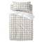 Happy Friday Vichy Duvet cover set cot 2 piece Beige