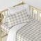 Happy Friday Vichy Duvet cover set cot 2 piece Beige