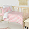 Happy Friday Vichy Duvet cover set cot 2 piece Pink