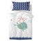 Happy Friday Whale Pillow cover 50x75 cm (Single)