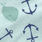 Happy Friday Whale Fitted sheet