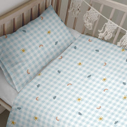 Happy Friday Duvet cover set 2 pieces Weather 115x145 cm (Cot bed) Multicolor