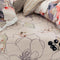 Happy Friday White peonies 200 TC Fitted sheet