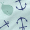 Happy Friday Whale Fitted sheet cot