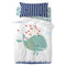 Happy Friday Whale Fitted sheet cot