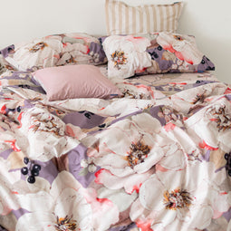 Happy Friday White peonies 200 TC Duvet cover