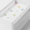 Happy Friday World map Fitted sheet cot