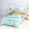 Happy Friday World map Bedspread