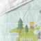 Happy Friday World map Bedspread