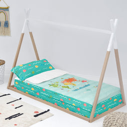 Happy Friday Nordic sack World map 105x200 cm Without filling Multicolor