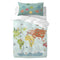 Happy Friday World map Duvet cover set cot 2 piece