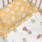 Happy Friday World trip Sheet set cot 2 pieces