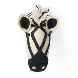 Happy Friday Felt deco Zebra 27x18x34 cm Multicolor