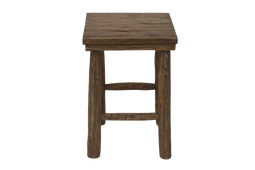 Stool Pank - antique - teak