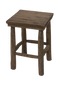 Stool Pank - antique - teak