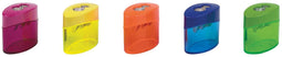 M+R pencil sharpener Elliptic Swing, 2 holes, with reservoir, box of 10 pieces, assorted colors