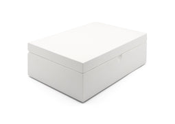 Bredemeijer Tea box + 6 canisters bamboe white
