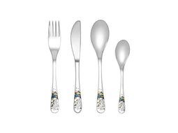 Zilverstad Children's cutlery 4-pcs Unicorn s/s+col.