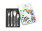 Zilverstad Children's cutlery 4-pcs Unicorn s/s+col.
