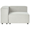 Beliani APRICA - Corner piece - Beige - Linen