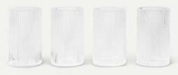 Ferm Living - Ripple - Verrines - Glasses - Set of 4