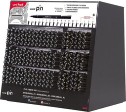 Uni Pin fineliner, zwart, display van 240 stuks