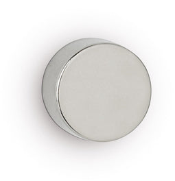 MAUL neodymium schijfmagneet 15x10mm 8kg blister 4 zilver, whitebord