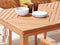 Beliani BARATTI - Garden table - Light brown - Acacia wood