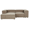 Beliani APRICA - Two-seater sofa - Brown - Right side - Corduroy