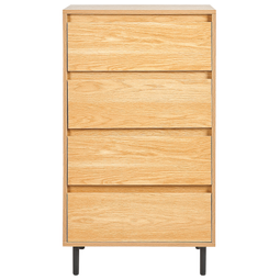 Beliani NIKEA - Chest of drawers - Light wood - MDF