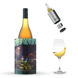 Coolenator – Wine & Champagne Bottle Cooler – Up to 6 Hours Cooling – Removable Freezer - Magic