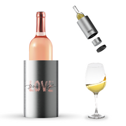 Coolenator – Wine & Champagne Bottle Cooler – Up to 6 Hours Cooling – Removable Freezer - Love
