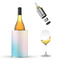 Coolenator – Wine & Champagne Bottle Cooler – Up to 6 Hours Cooling – Removable Freezer - Rainbow