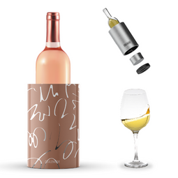 Coolenator – Wine & Champagne Bottle Cooler – Up to 6 Hours Cooling – Removable Freezer - Scribble