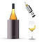 Coolenator – Wine & Champagne Bottle Cooler – Up to 6 Hours Cooling – Removable Freezer - Aubergine