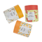 Beliani COLORFUL BARREL - Scented candle set - Berry/Yellow currant/Gold apple - Soy wax