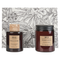 Beliani DARK ELEGANCE - Scented candle with fragrance sticks - Brown - Linen - Soy wax