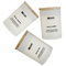 Beliani SIMPLICITY - Scented candle set - Amber/White tea/Jasmine - Soy wax