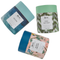 Beliani COLORFUL BARREL - Scented candle set - Sage Salt/Sea/Orchid - Soy wax