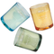 Beliani SHEER JOY - Scented candle set - Ocean/White Tea/Summer Meadow - Soy wax