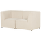 Beliani LEMVIG - Two-seater sofa - Beige - Corduroy