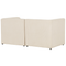 Beliani LEMVIG - Two-seater sofa - Beige - Corduroy