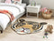 Beliani PARKER - Children's rug - Beige - 120 x 110 cm - Wool