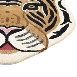 Beliani PARKER - Children's rug - Beige - 120 x 110 cm - Wool