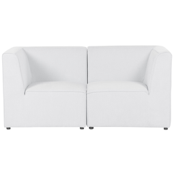 Beliani LEMVIG - Two-seater sofa - Cream - Corduroy