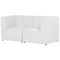 Beliani LEMVIG - Two-seater sofa - Cream - Corduroy